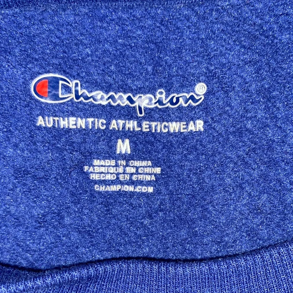 Champion • Royal Blue •Crewneck with Yellow Logo - Picture 2 of 4